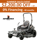 SPARTAN RT Pro Series Zero Turn Mower (54" / 61" Deck Options) | 24-35HP