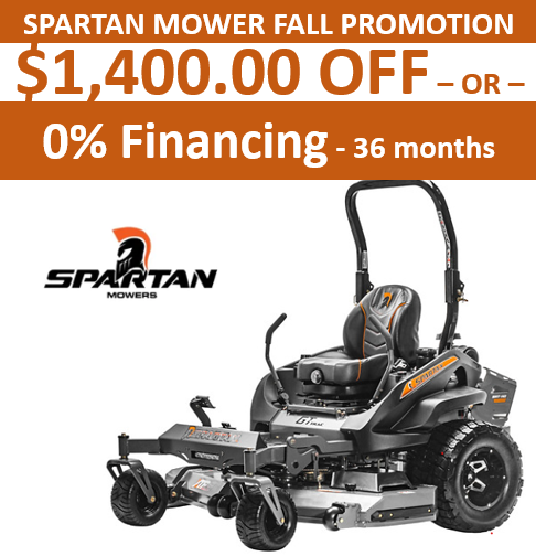 SPARTAN SRT-XDe Series Zero Turn Mower 61" Deck  | 24 HP