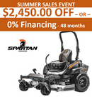 SPARTAN SRT-XDe Series Zero Turn Mower 54"/61" Deck  | 25.5 HP