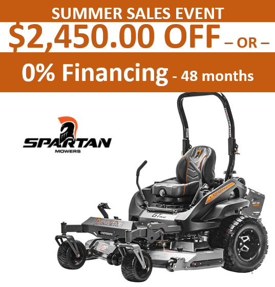 SPARTAN SRT-XDe Series Zero Turn Mower 54"/61" Deck  | 25.5 HP