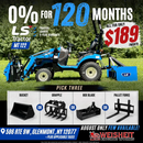 BUNDLE SPECIAL LS Tractor MT122 Sub-Compact Tractor WITH LOADER - 21.5 HP (22100772)
