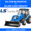 LS Tractor MT232HC (Cab) Compact Tractor WITH LOADER - 31.7 HP (19003048)