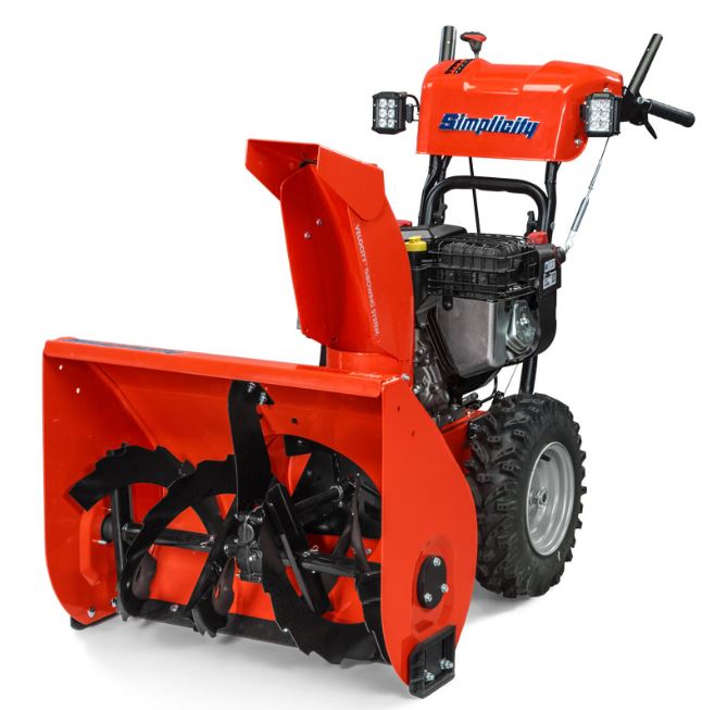 SIMPLICITY Signature Series: 28" Snow Blower | Electric Start | Dual Stage | LED Light | Heated Grips | 16.5 TP | 1696921 ** FREE LOCAL DELIVERY**