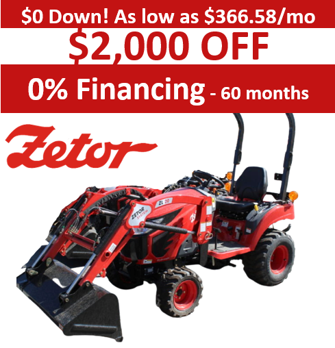 Zetor M22HTL Sub-Compact Tractor