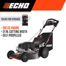 ECHO LM-2119SP - 21" Self-Propelled Lawn Mower
